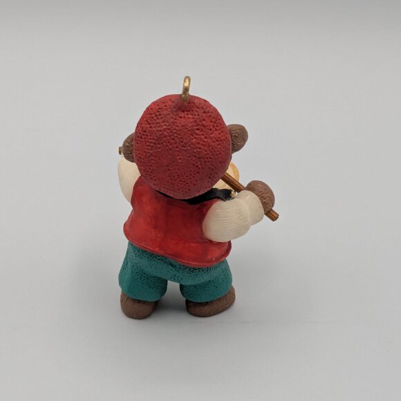 Hallmark Keepsake Fanfare Bear 1991, Tender Touches Collection, Vintage Ornament - Picture 5 of 11